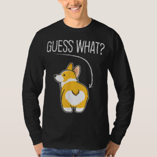 Raad eens wat Corgi en Funny Welsh Corgi Costume d T-shirt