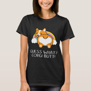 Raad eens wat de eigenaar van Corgi Butt Cute Rain T-shirt
