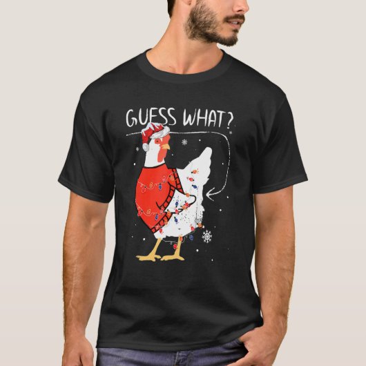 Raad eens wat de Mannen zijn van de van de kerstb T-shirt (Voorkant)