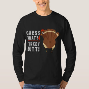 Raad eens wat de Thanksgiving Turkije Pilgrim Funn T-shirt