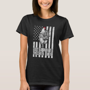 Raad eens wat de vintag Chicken Butt Chicken Joke  T-shirt