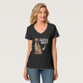 Raad eens wat een gele Lab But! Grappige Labrador T-shirt (Voorkant volledig)