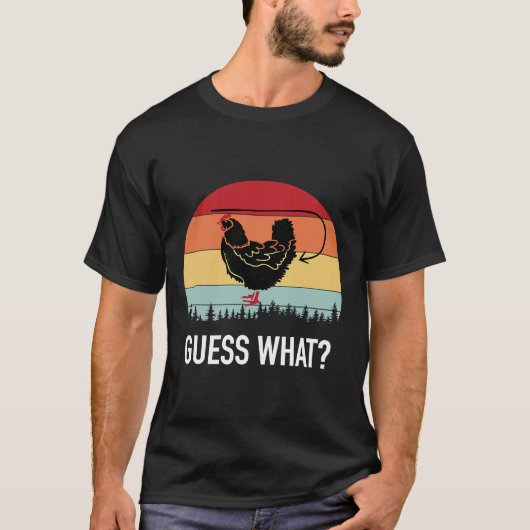 Raad eens wat een kip kip bot t-shirt (Voorkant)