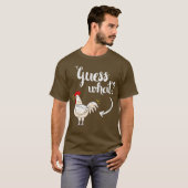 Raad eens wat een kip maar de originele look t-shirt (Voorkant volledig)