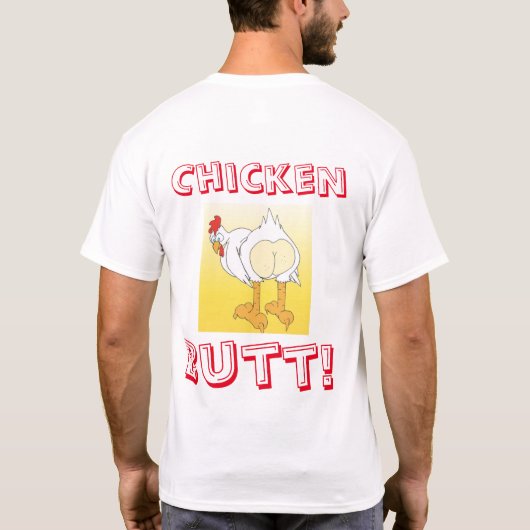 Raad eens wat een kippevel shirt (Achterkant)
