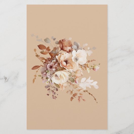 Raad eens wat er in de luiertas floral baby shower (Achterkant)