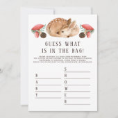 Raad eens wat er in de tas Baby Secker douchegame Kaart (Voorkant)