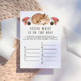 Raad eens wat er in de tas Baby Secker douchegame  Kaart