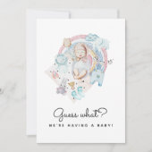 Raad eens wat er tijdens de zwangerschap bekend is aankondiging (Voorkant)