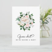 Raad eens wat er tijdens de zwangerschap gebeurt m aankondiging (Staand voorkant)