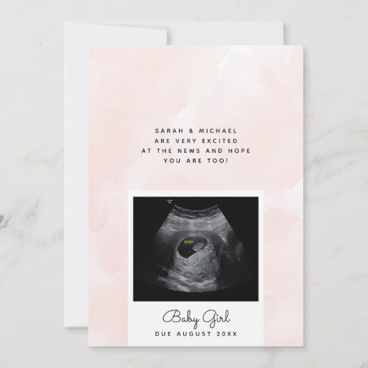 Raad eens wat er tijdens de zwangerschap gebeurt m aankondiging (Achterkant)