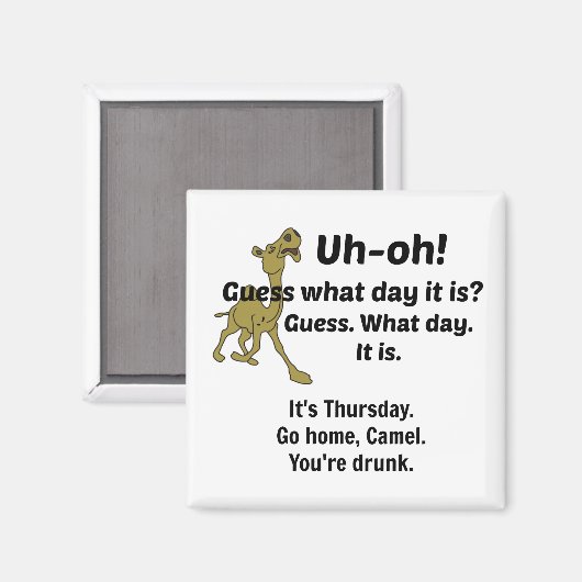 Raad eens wat het is magneet (Voorkant / Achterkant)