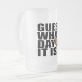 Raad eens wat het is voor dag Hump Day Camel Matglas Bierpul (Voorkant links)