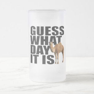 Raad eens wat het is voor dag Hump Day Camel Matglas Bierpul