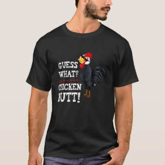 Raad eens wat het ontwerp is van de kippen met een t-shirt