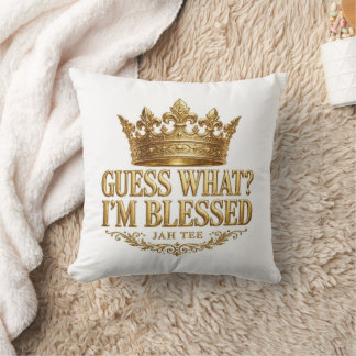 Raad eens wat ik ben Geblessed Gouden Kroon Kussen