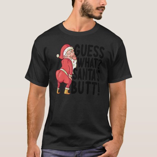 Raad eens wat kerstfeestdagen voor kerstmis voor d t-shirt (Voorkant)