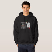 Raad eens wat kip Butt 4 Hoodie (Voorkant volledig)