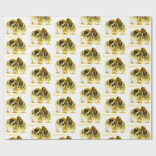 Raad eens wat kip Butt Cadeaupapier (Vlak)