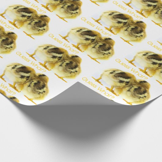 Raad eens wat kip Butt Cadeaupapier (Hoek)