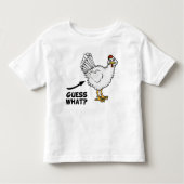 Raad eens wat kip Butt Kinder Shirts (Voorkant)