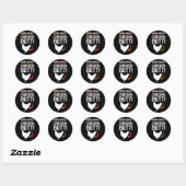 Raad eens wat kip Butt Ronde Sticker (Vel)