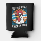 Raad eens wat kip maar grappige kip liefhebbers blikjeskoeler (Voorkant)