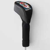 Raad eens wat kip maar grappige kip liefhebbers golfheadcover (Schuin)