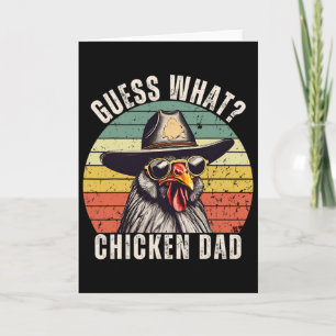Raad eens wat Kip Papa Cowboy Vaderdag V Kaart