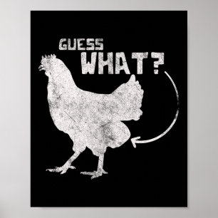 Raad eens wat kip  poster