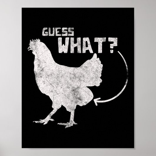 Raad eens wat kip  poster (Voorkant)