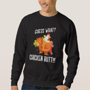 Raad eens wat kippen Butt Farmer Animal Chicken Trui