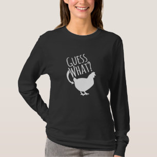 Raad eens wat kippen met een stuifmeel voor kippen t-shirt