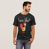 Raad eens wat kippendomp T T-shirt (Voorkant volledig)