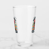 Raad eens wat kippenkont grappige retro haan glas (Rechts)