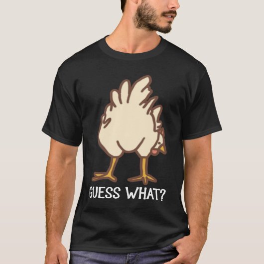 Raad eens wat kippenkont Kippen T-shirt (Voorkant)