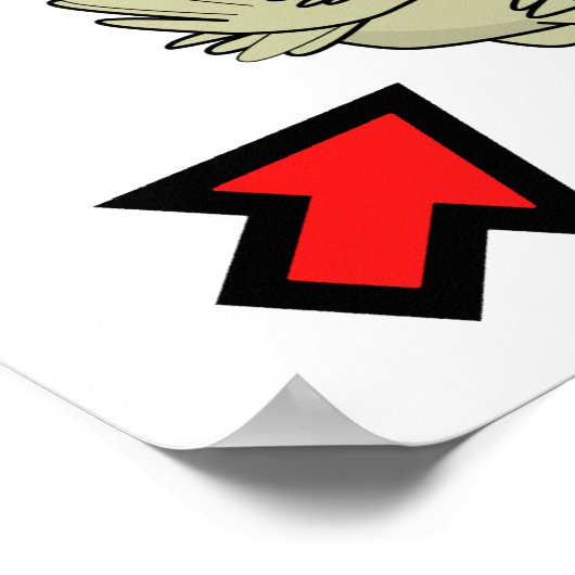 Raad eens wat Poster van Chicken Butt Funny (Hoek)