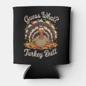 Raad eens wat Turkije maar rare Thanksgiving Blikjeskoeler (Voorkant)