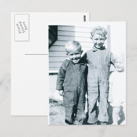 Raad eens wat we gedaan hebben! briefkaart (Voorkant / Achterkant)