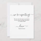 Raad eens wat we verwachten van een eenvoudige fot aankondiging (Achterkant)