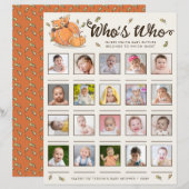 Raad eens welk Baby shower van het Afbeelding van  (Voorkant / Achterkant)