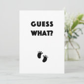 Raad eens welke aankondiging van de zwangerschap (Staand voorkant)