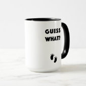 Raad eens welke aankondiging van de zwangerschap mok (Voorkant rechts)