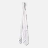 Raad eens welke dag het is? Camel Stropdas - White (Achterkant)