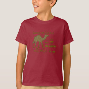 Raad eens welke dag het is? Hump Day Camel! Kinder T-shirt