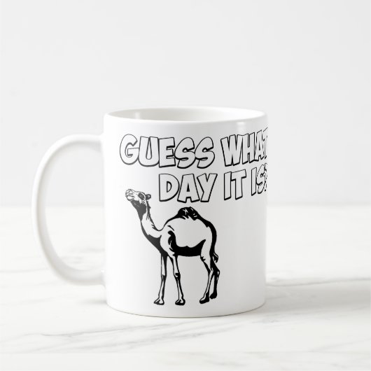 Raad eens welke dag het is? Hump Day Camel Koffiemok (Links)