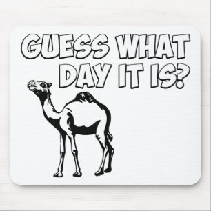 Raad eens welke dag het is? Hump Day Camel Muismat