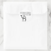 Raad eens welke dag het is? Hump Day Camel Ronde Sticker (Tas)