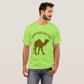 Raad eens welke dag het is? Hump Day Camel - Shirt (Voorkant volledig)