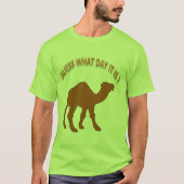 Raad eens welke dag het is? Hump Day Camel - Shirt (Voorkant)
